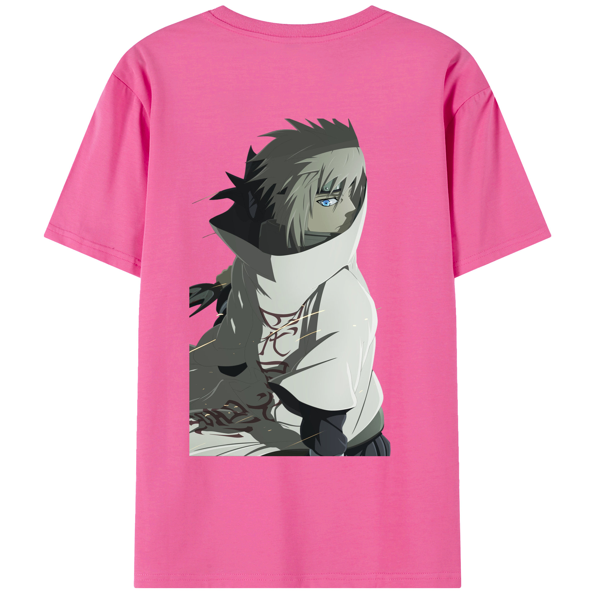 （画像用） NARUTO -ナルト- 波風 ミナト Namikaze Minato レディース半袖Tシャツ(バックプリント)